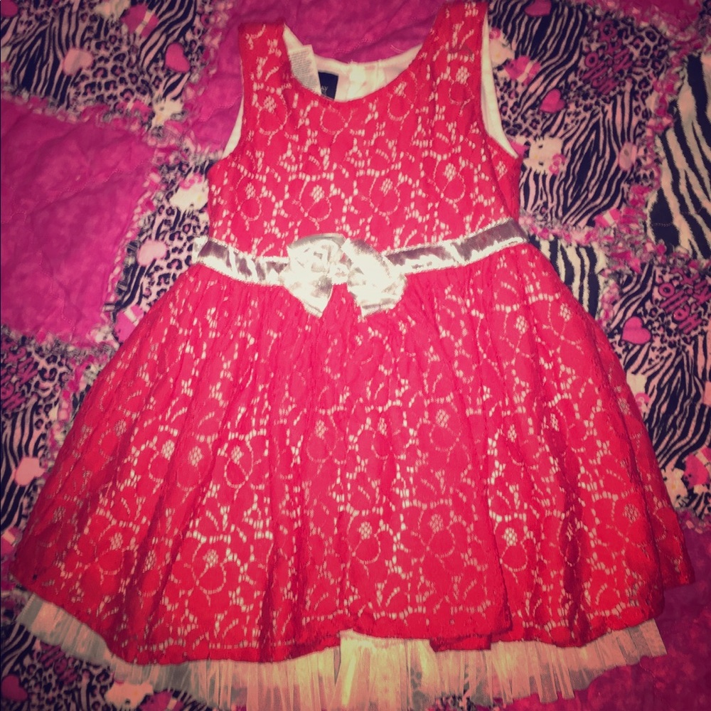 Red dress for toddler girl